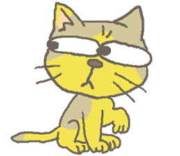 Cat / Chat 4 Picture only sticker #5814573