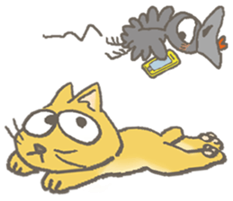 Cat / Chat 4 Picture only sticker #5814579