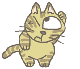 Cat / Chat 4 Picture only sticker #5814585