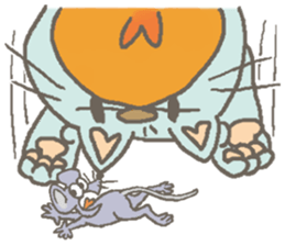 Cat / Chat 4 Picture only sticker #5814592