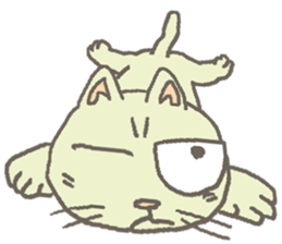 Cat / Chat 4 Picture only sticker #5814593