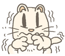 Cat / Chat 4 Picture only sticker #5814594