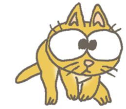 Cat / Chat 4 Picture only sticker #5814595