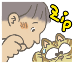 Cat / Chat 4 Picture only sticker #5814600