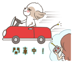 Sarah & King (Lovely Shih Tzu) sticker #5814864