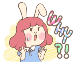 Bunny And Stars (English ver.) sticker #5814891