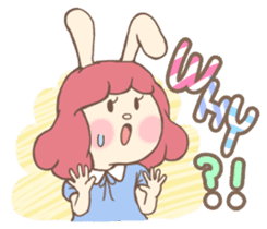 Bunny And Stars (English ver.) sticker #5814891