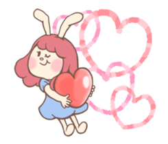 Bunny And Stars (English ver.) sticker #5814901