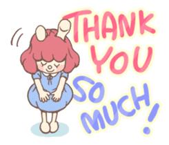 Bunny And Stars (English ver.) sticker #5814903