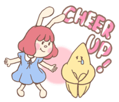 Bunny And Stars (English ver.) sticker #5814906