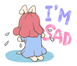 Bunny And Stars (English ver.) sticker #5814913