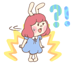 Bunny And Stars (English ver.) sticker #5814914