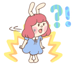 Bunny And Stars (English ver.) sticker #5814914