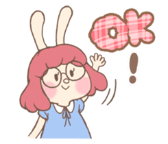 Bunny And Stars (English ver.) sticker #5814915