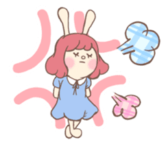 Bunny And Stars (English ver.) sticker #5814917