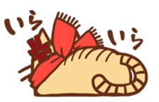 Scarf cat sticker #5815059