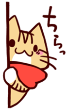 Scarf cat sticker #5815067