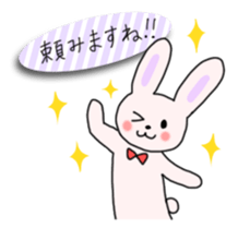 Rabbit, bear, penguin stickers sticker #5815704