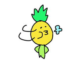 Pleasant pineapple sticker #5815927