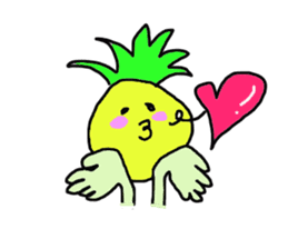 Pleasant pineapple sticker #5815939
