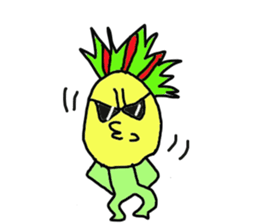 Pleasant pineapple sticker #5815956