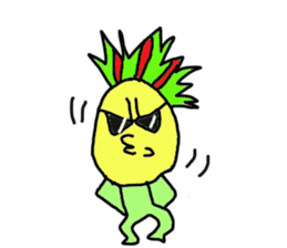 Pleasant pineapple sticker #5815956