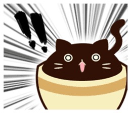 coffee cat sticker #5815979