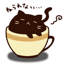 coffee cat sticker #5815993