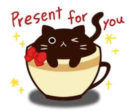 coffee cat sticker #5816001