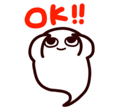 Obake-kun Sticker. sticker #5816888