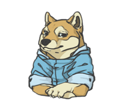 Hoodie series: Dog sticker #5816966