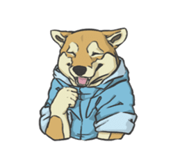 Hoodie series: Dog sticker #5816967