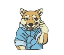 Hoodie series: Dog sticker #5816968