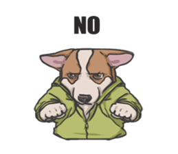 Hoodie series: Dog sticker #5816971