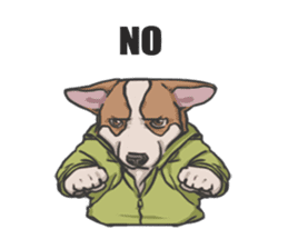 Hoodie series: Dog sticker #5816971