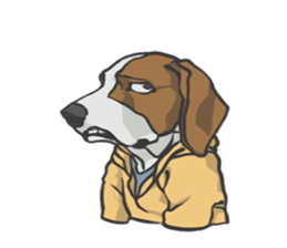 Hoodie series: Dog sticker #5816976