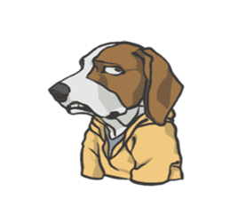 Hoodie series: Dog sticker #5816976