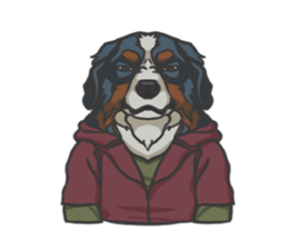 Hoodie series: Dog sticker #5816982