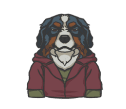 Hoodie series: Dog sticker #5816982