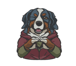 Hoodie series: Dog sticker #5816983