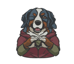 Hoodie series: Dog sticker #5816983