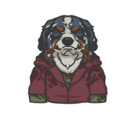Hoodie series: Dog sticker #5816984