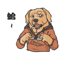 Hoodie series: Dog sticker #5816988