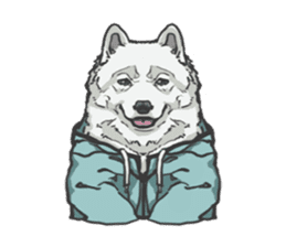 Hoodie series: Dog sticker #5816990