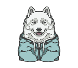 Hoodie series: Dog sticker #5816990