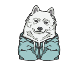 Hoodie series: Dog sticker #5816991
