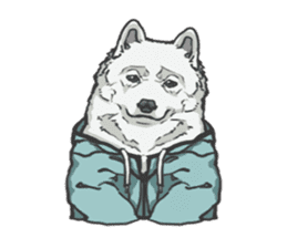 Hoodie series: Dog sticker #5816991