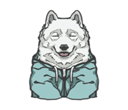 Hoodie series: Dog sticker #5816993