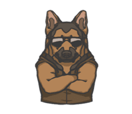 Hoodie series: Dog sticker #5816998