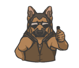 Hoodie series: Dog sticker #5816999